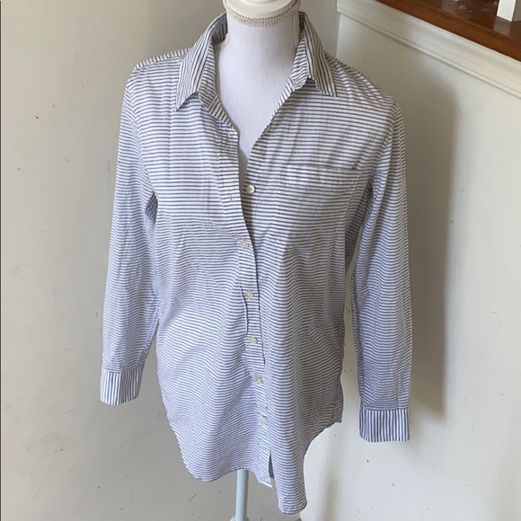 Banana Republic Tops - Long Striped Button Down Banana Republic
